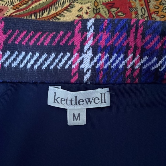 Kettlewell plaid knit skirt size medium - Picture 5 of 8